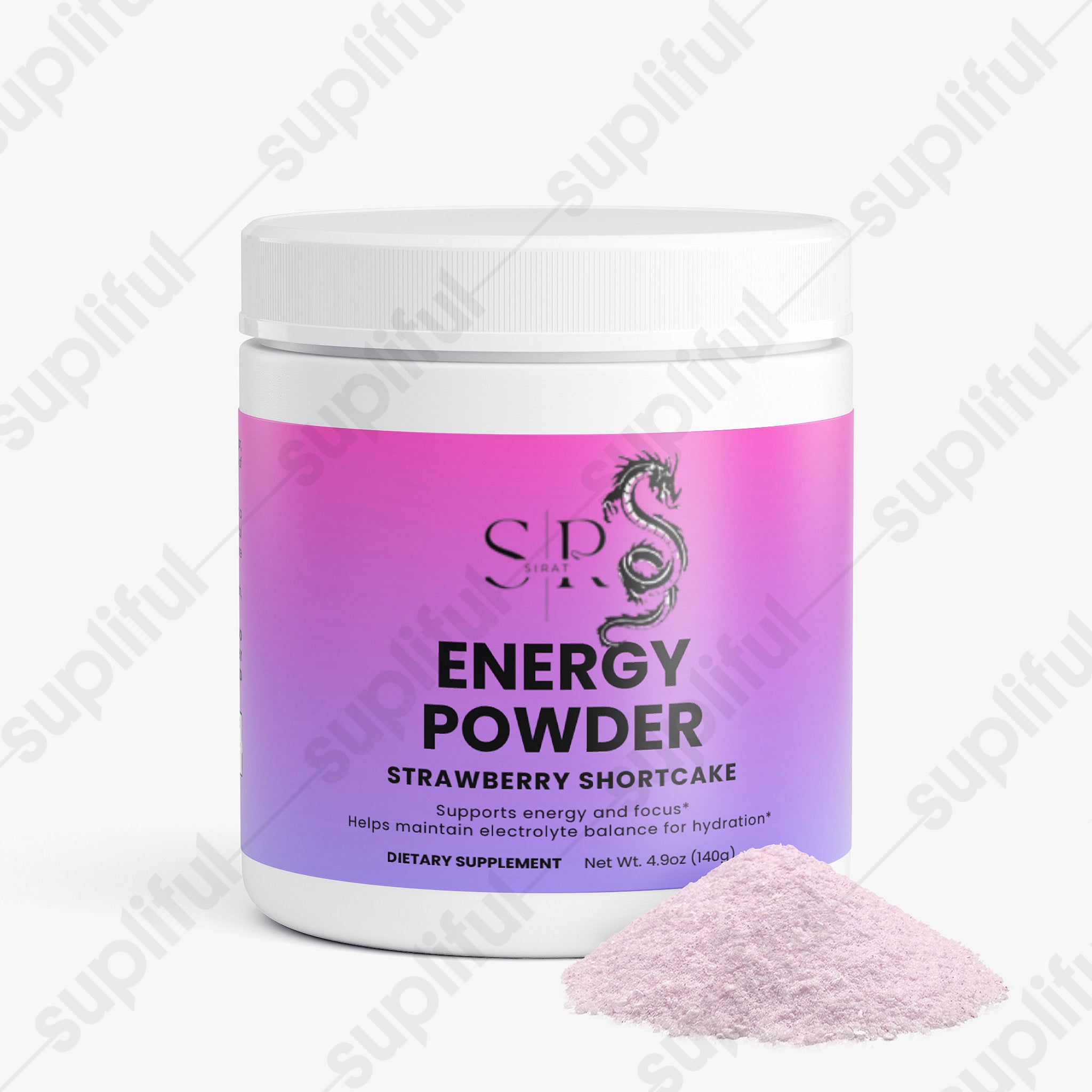 Energy Powder (Strawberry Shortcake)