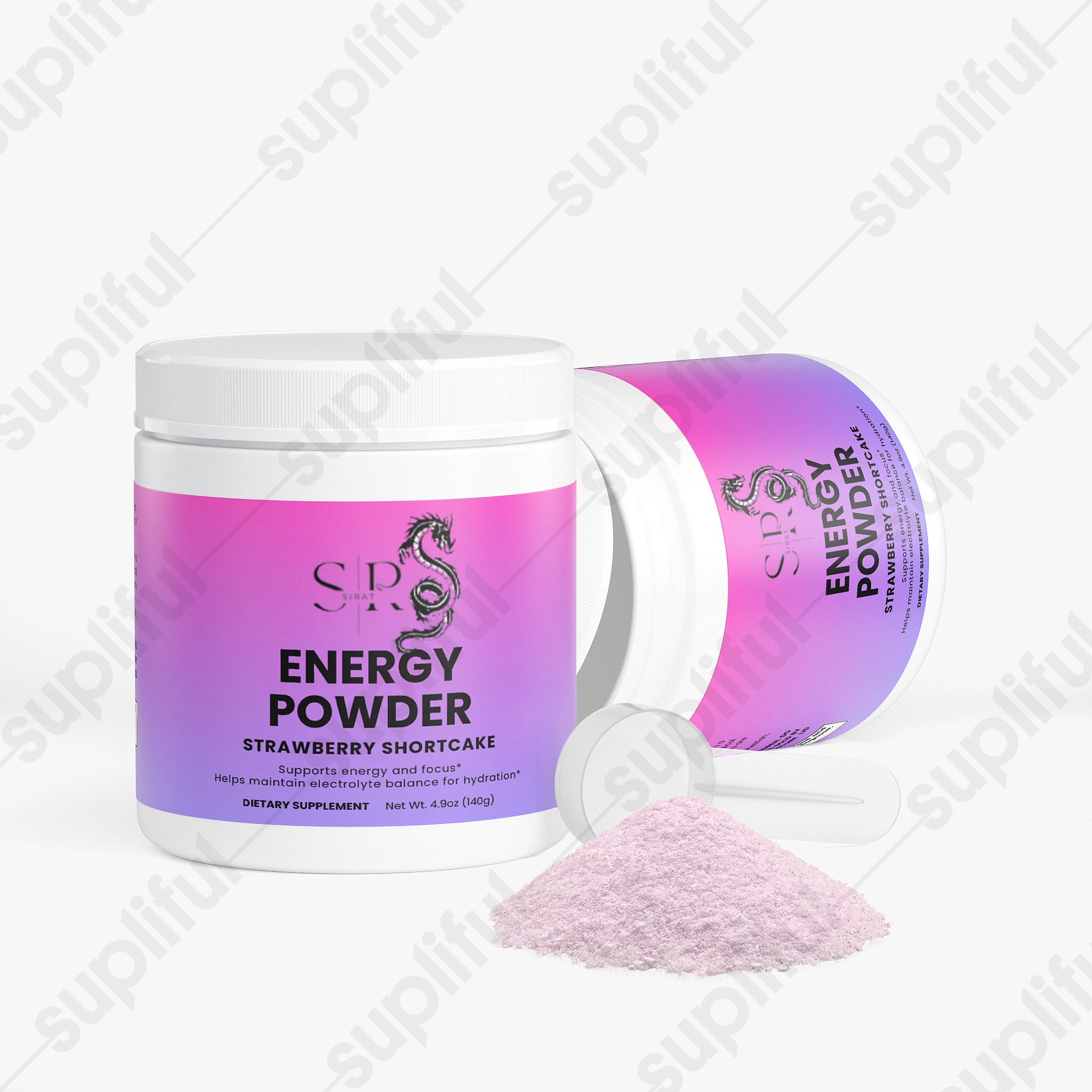 Energy Powder (Strawberry Shortcake)